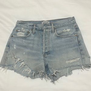 Agolde Parker Denim Shorts